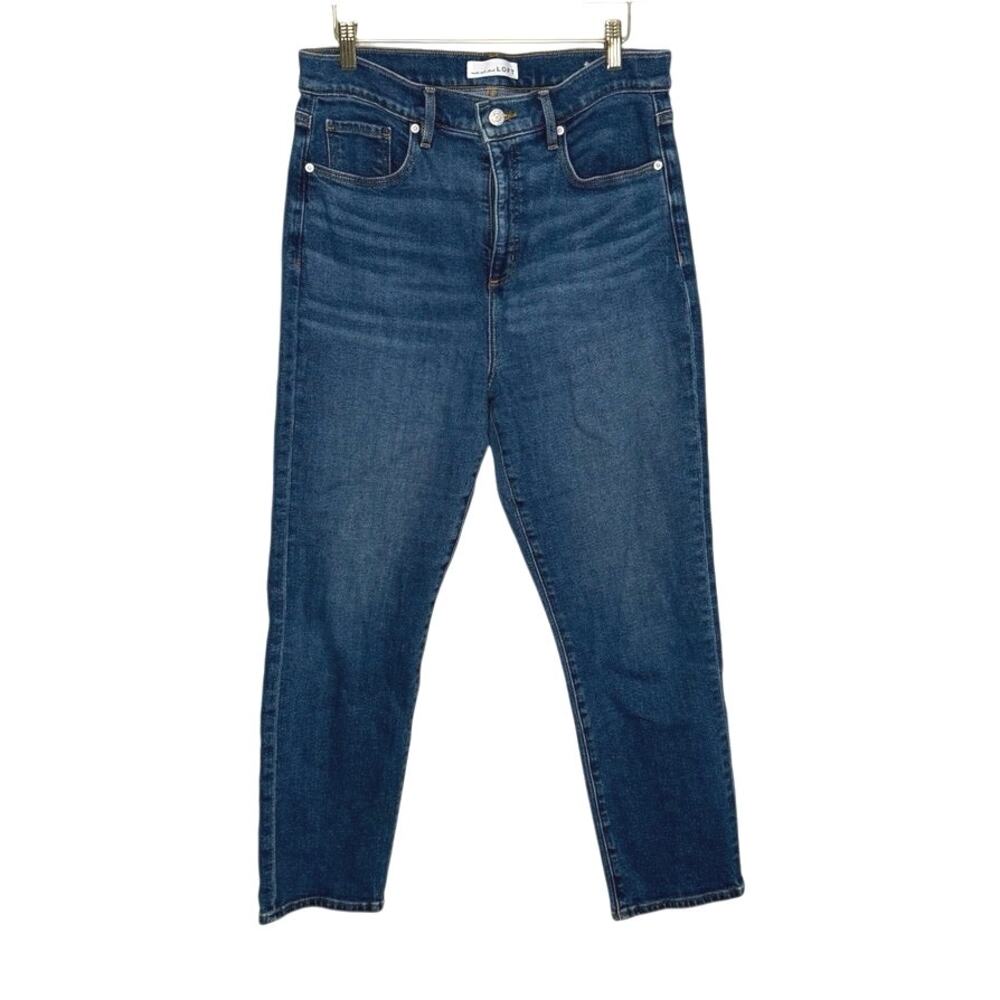 LOFT The Slim denim jeans dark wash size 30 (10) - Picture 3 of 7